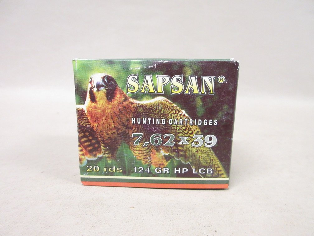 Sapsan 7,62 x 39 ammunition