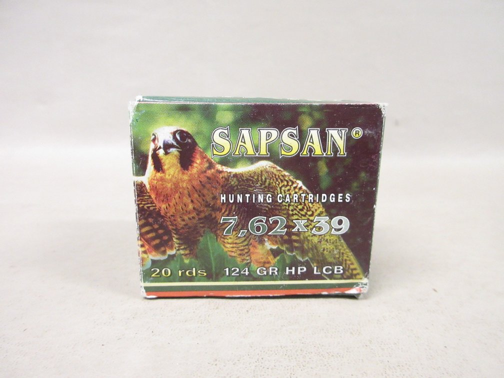 Sapsan 7,62 x 39 ammunition