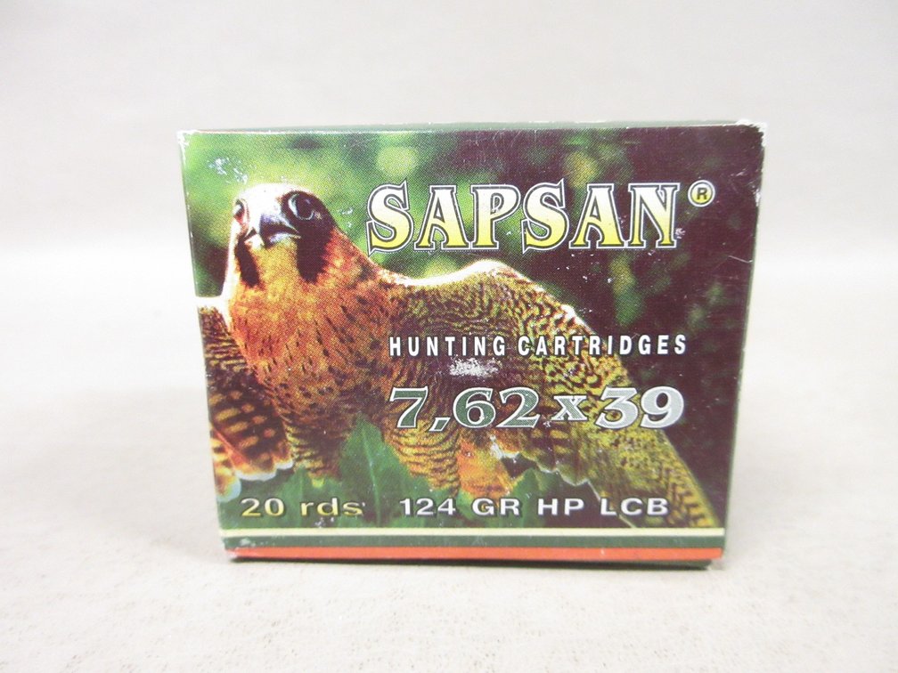 Sapsan 7,62 x 39 ammunition