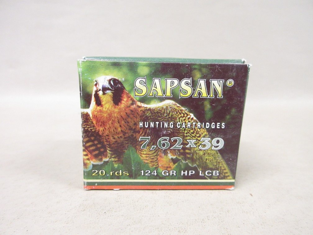 Sapsan 7,62 x 39 ammunition