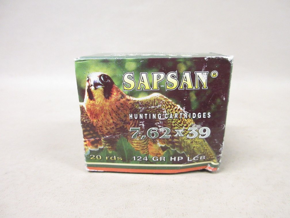 Sapsan 7,62 x 39 ammunition