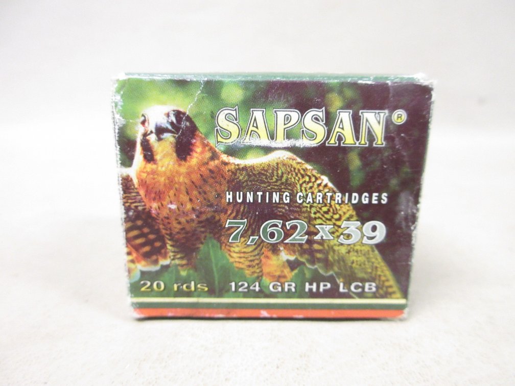 Sapsan 7,62 x 39 ammunition