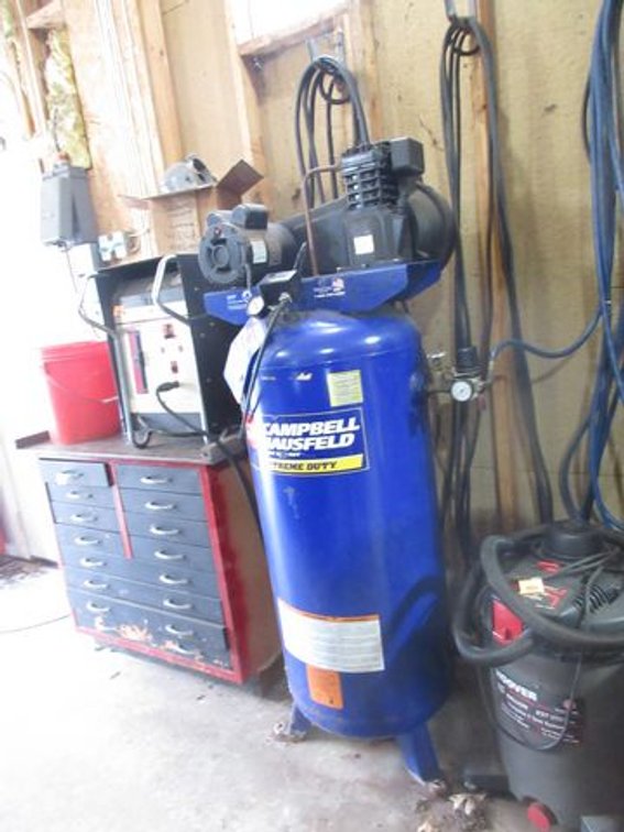 Campbell Hausfeld 60-gallon upright air compressor