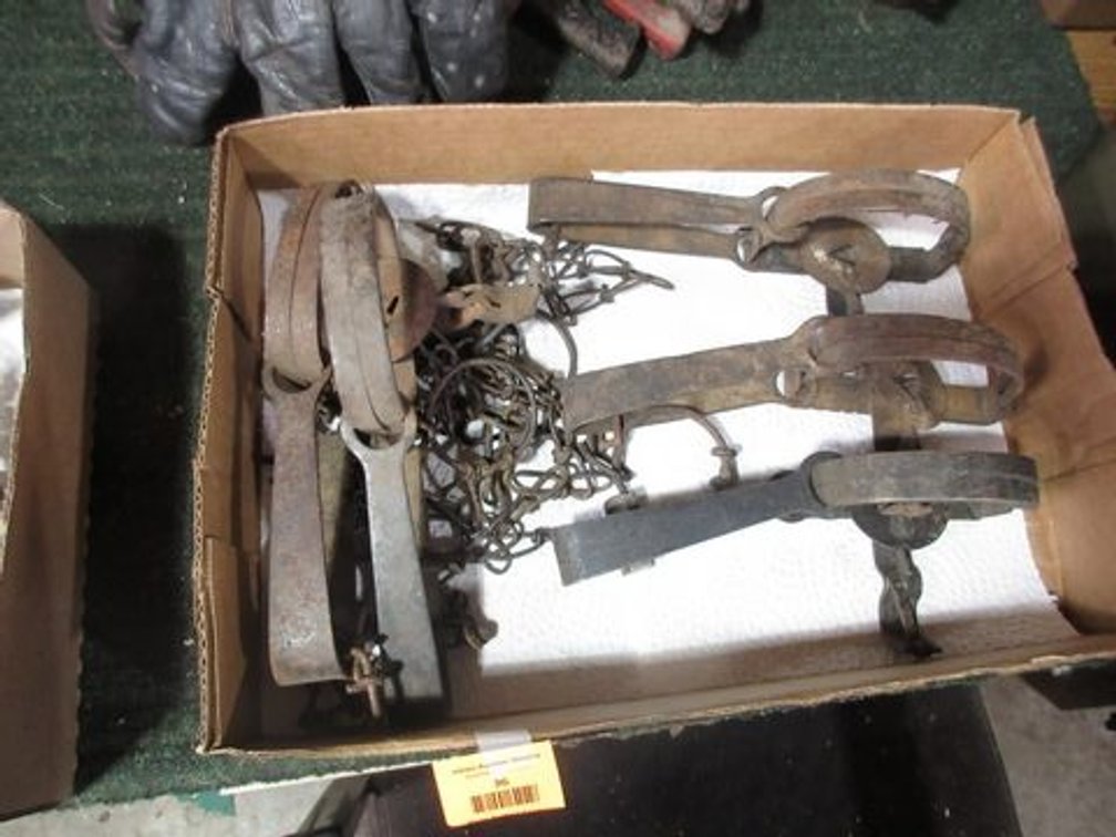 (5) Victor foot hold traps