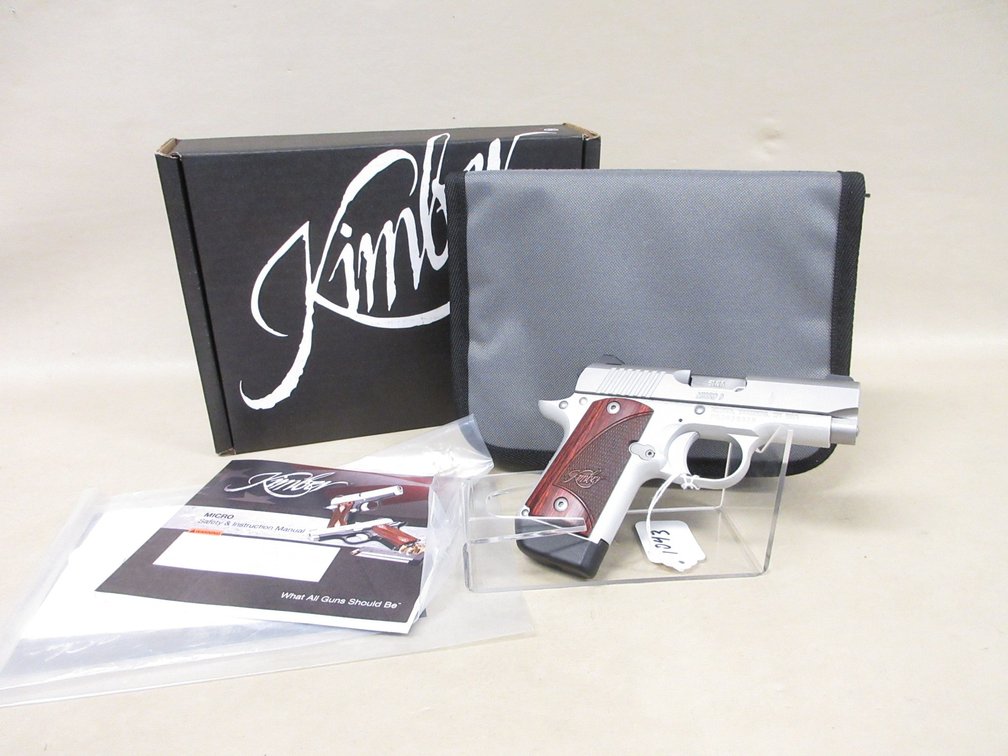 Kimber Micro 9 9mm semi auto pistol (subject to transfer fee)