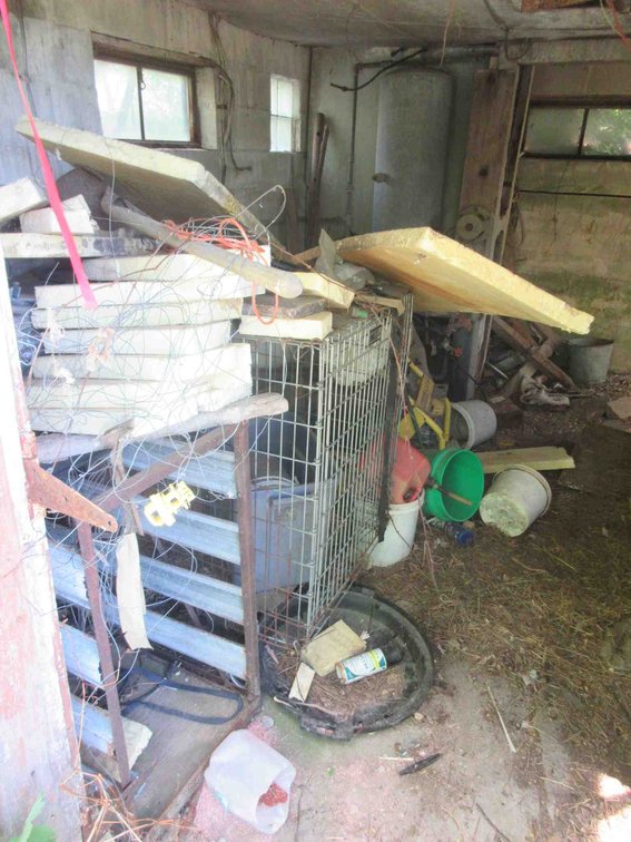 Contents of milk house