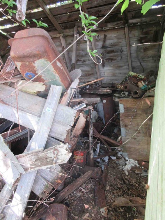 Contents of shed