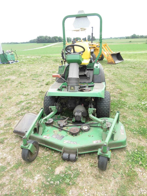 John Deere 1435 4WD diesel rider mower (runs & drives)