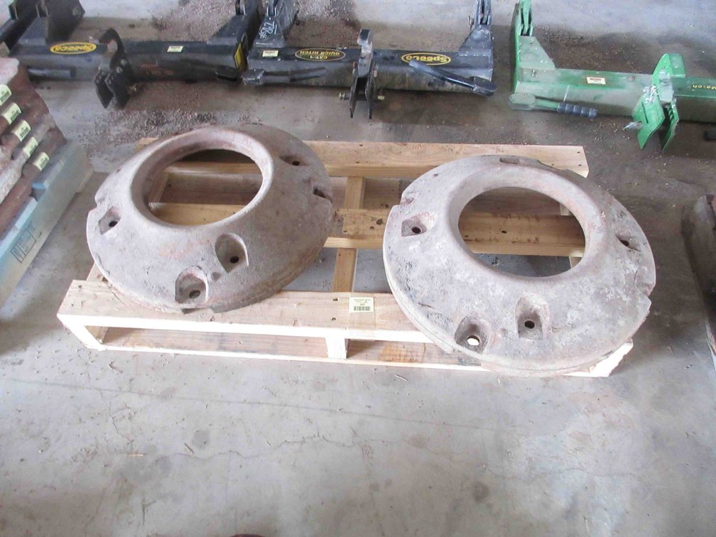(2) Tractor wheel weights