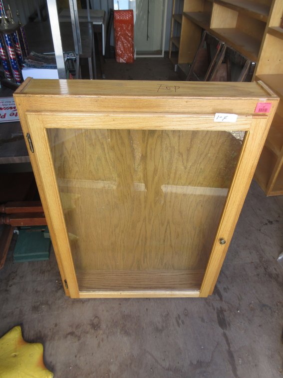 Wood display case