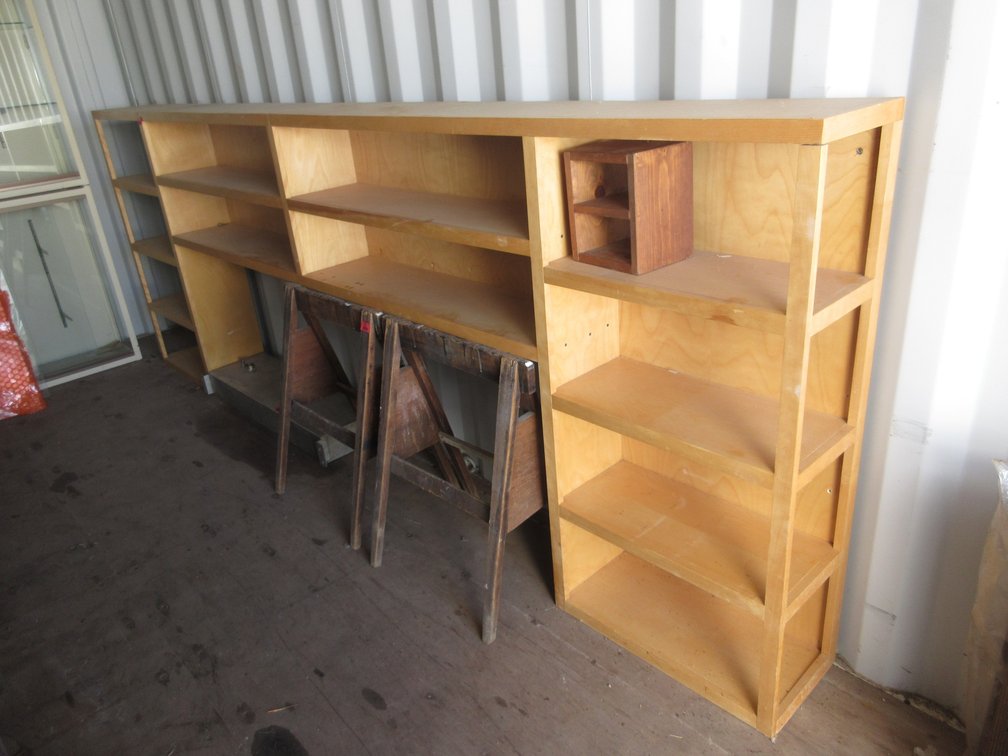 Wood book case