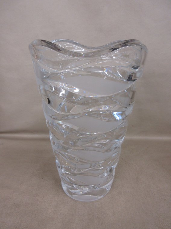 Mikasa Cristal D'Arques Durand glass vase