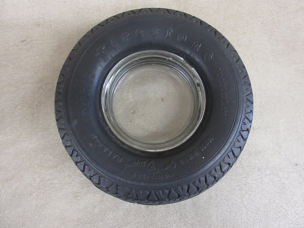 Firestone tire ashtray