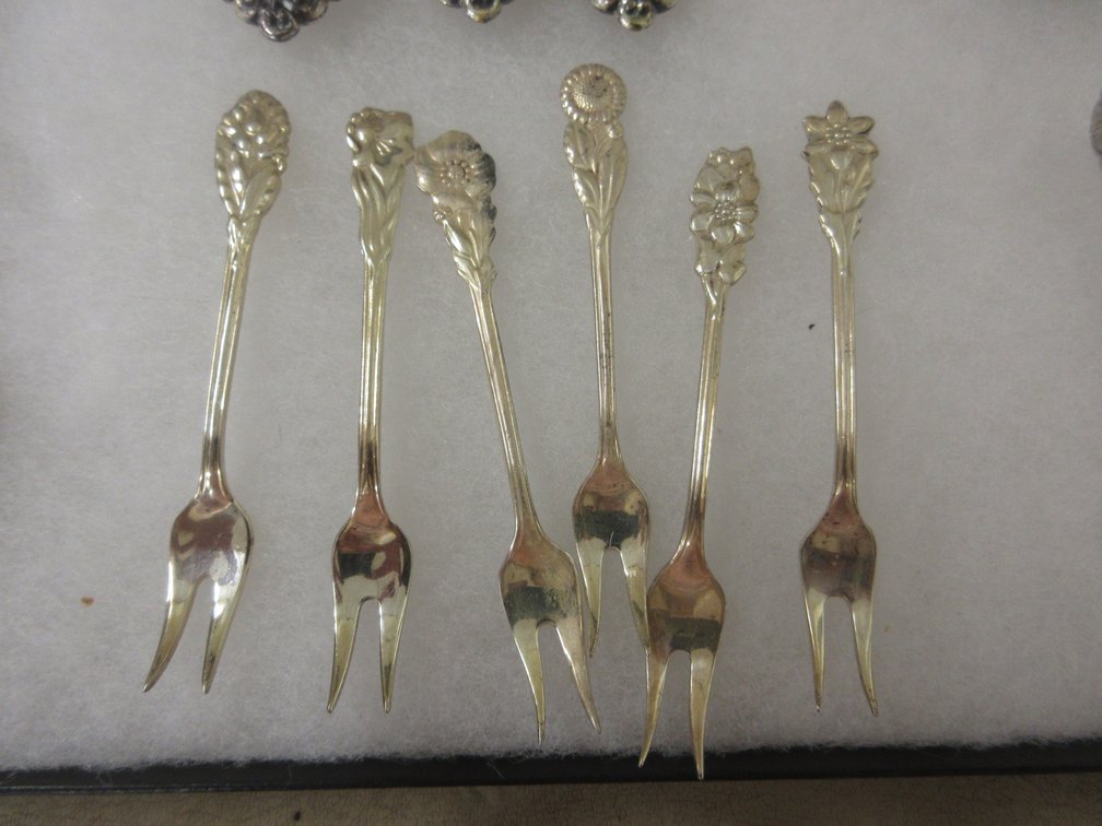 Set of (6) marked "Primans, ALP. Sweden" cocktail forks