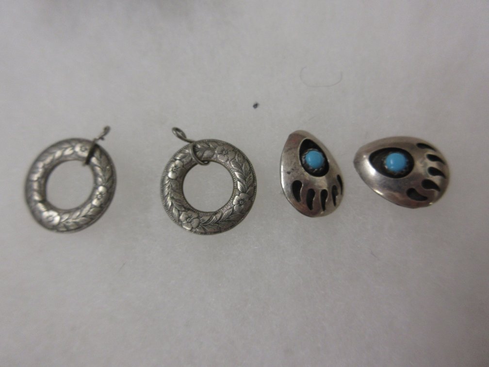 (2) Pair pierced earrings