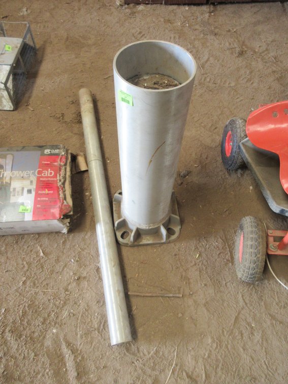 (2) Aluminum poles