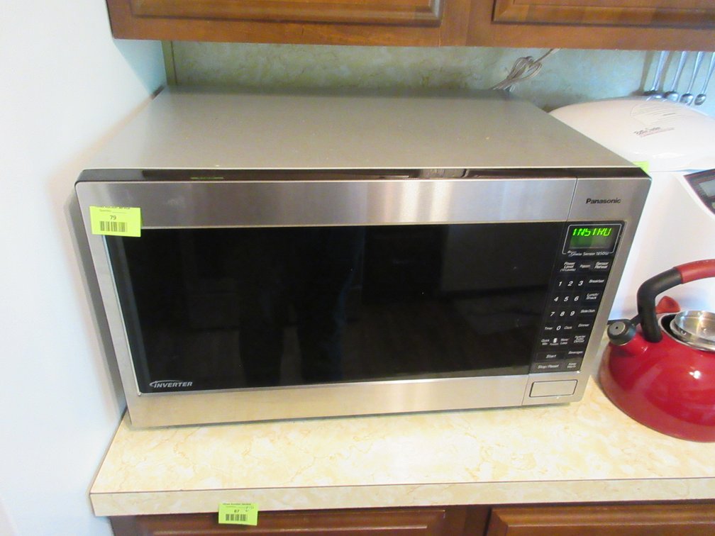 Panasonic stainless steel microwave