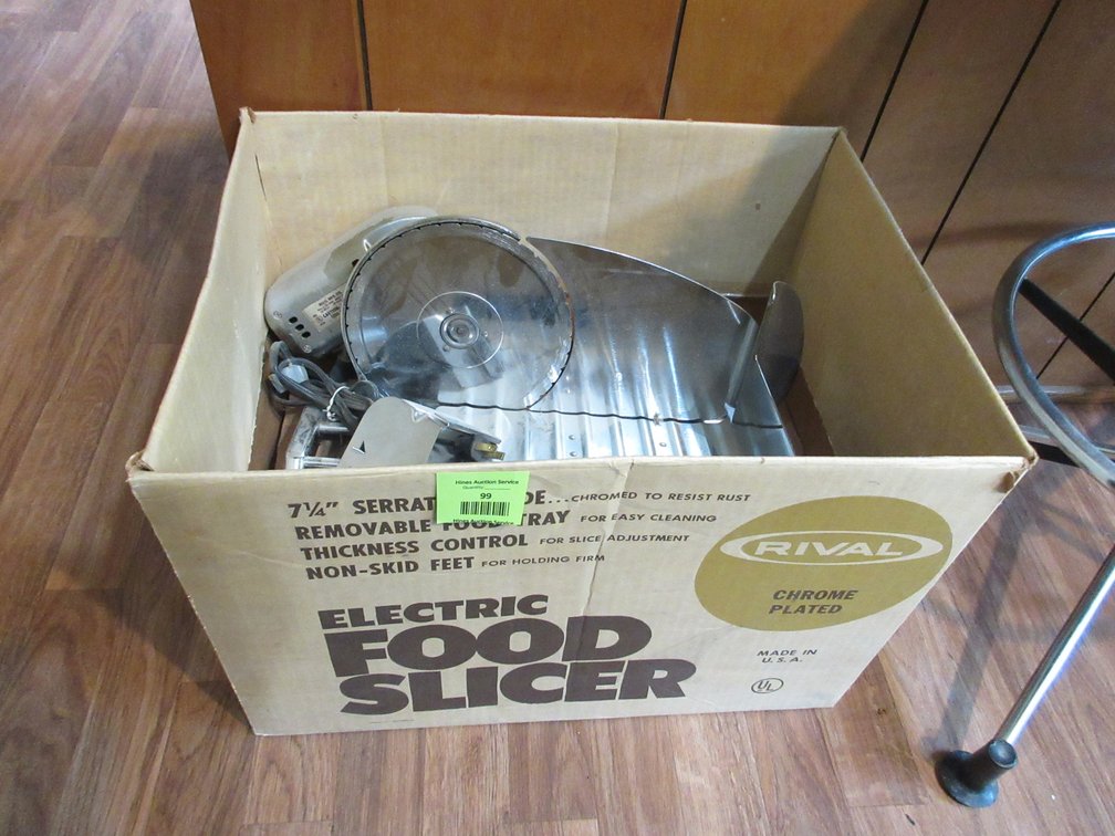 Rival electric food slicer