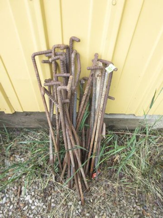 Group of rebar stakes