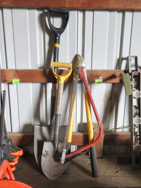 Group of garden tools