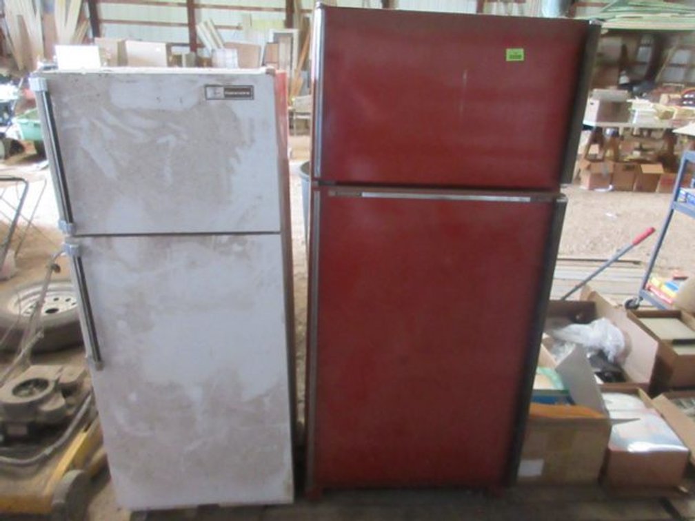 (2) Vintage refrigerators