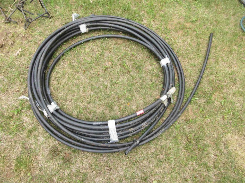 Group of plastic tubing