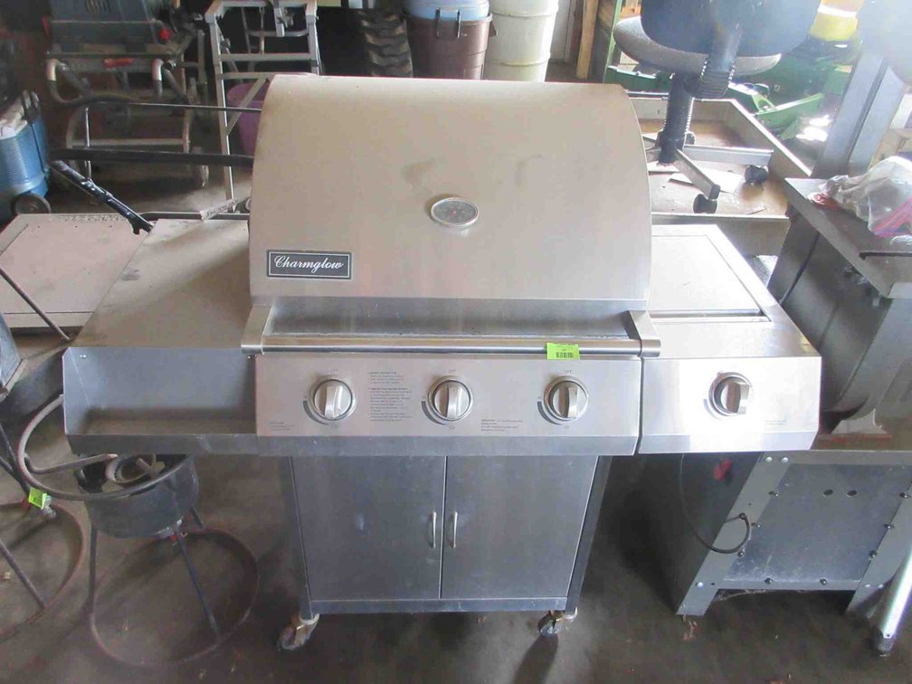 Charmglow stainless propane grill