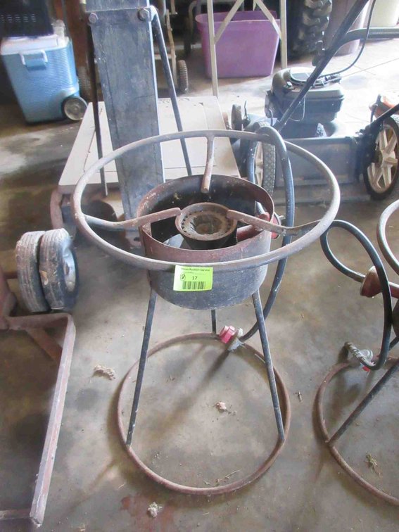 Propane burner stand