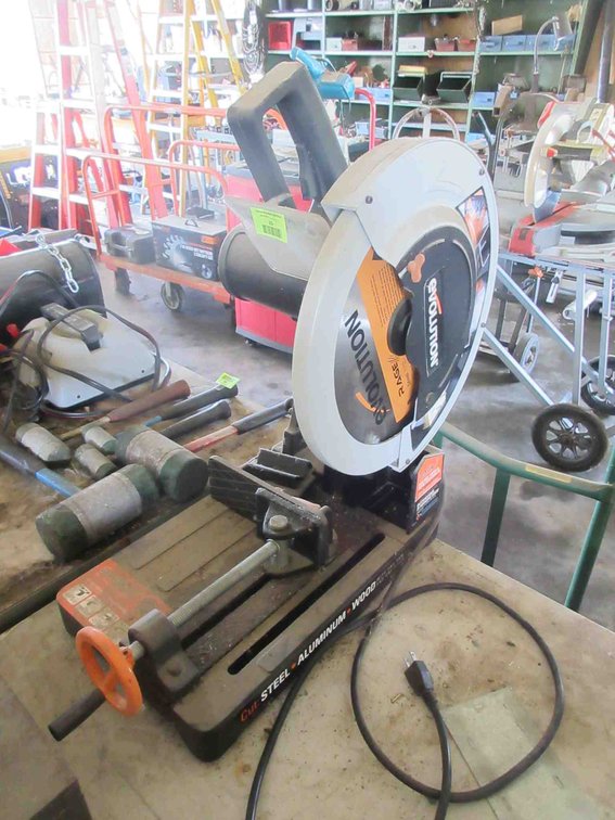 Evolution Rage 2 14" TCT multipurpose cut off saw