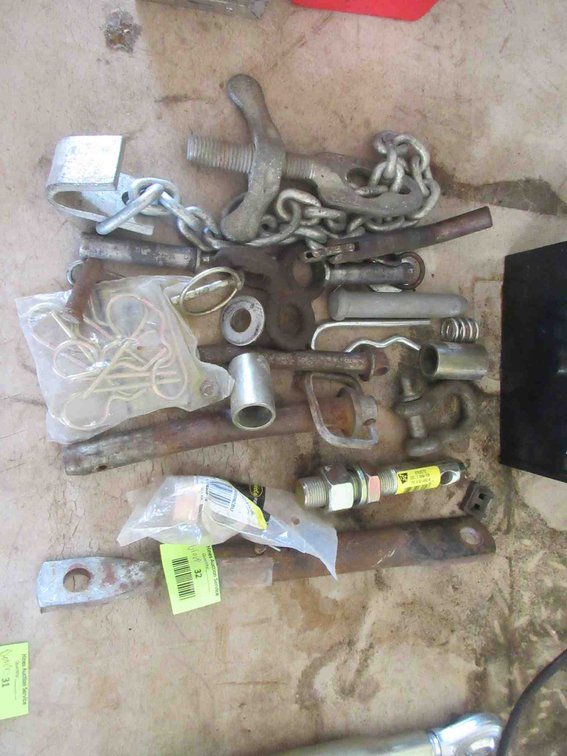 Group of tractor hardware
