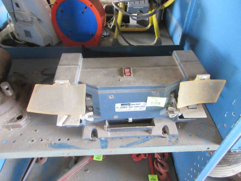Powr-Kraft bench grinder