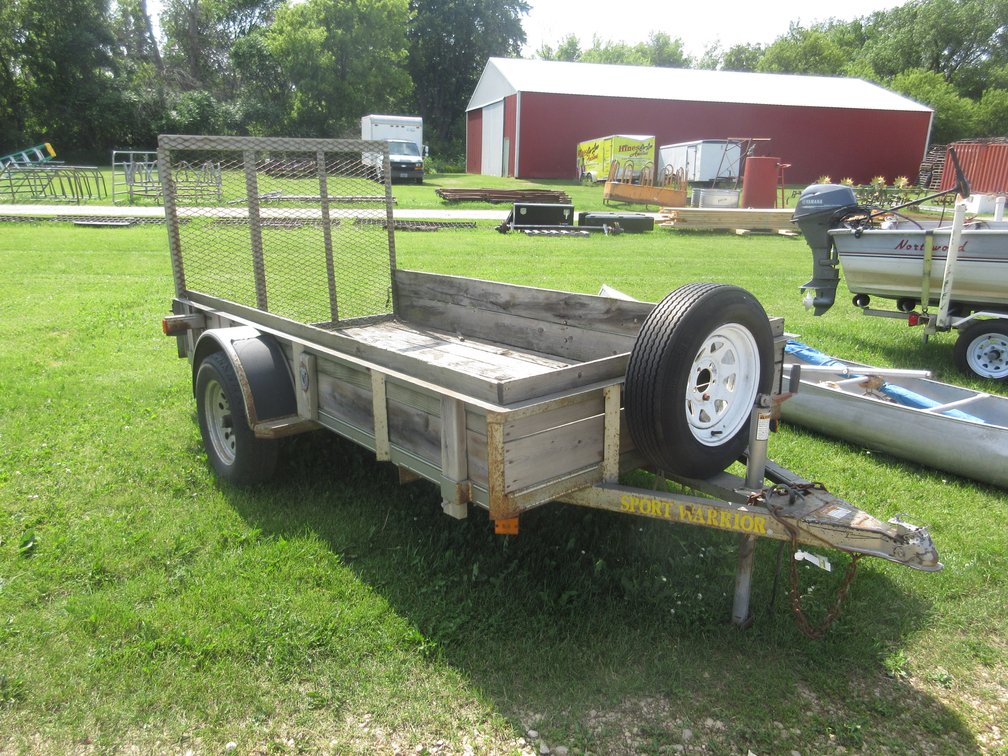 Sport Warrior drop ramp trailer