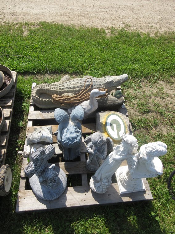 Group on pallet