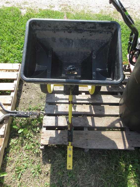 Yardwork's pull behind lawn spreader