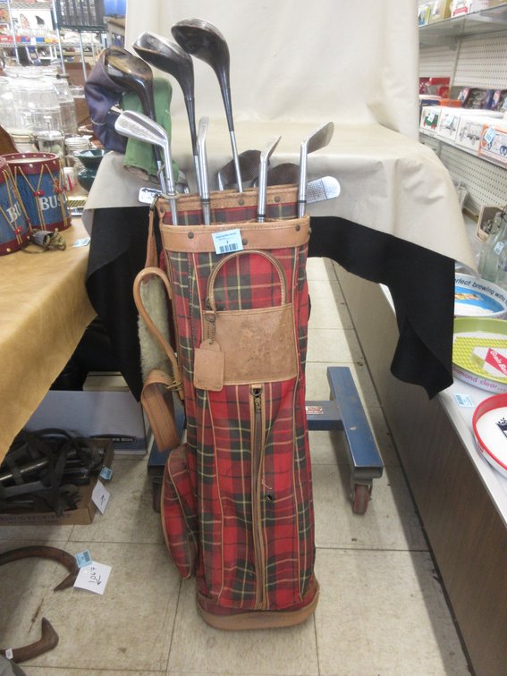 Vintage golf clubs