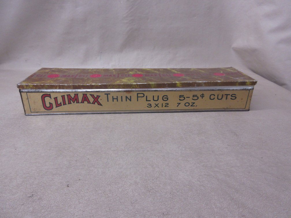 Climax Thin Plug tobacco tin