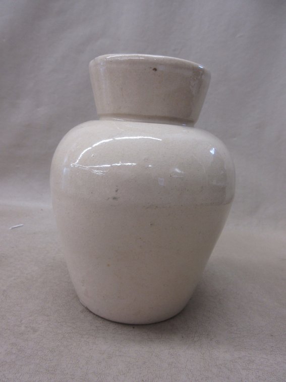 Weyman's stoneware snuff jar