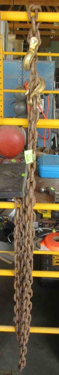 3/8" Steel chain with hooks