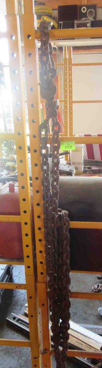 3/8" Steel chain with hooks