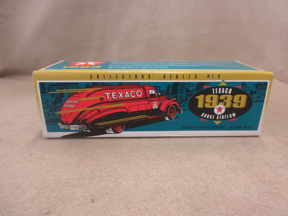 Ertl Texaco 1939 Dodge Airflow coin bank in box