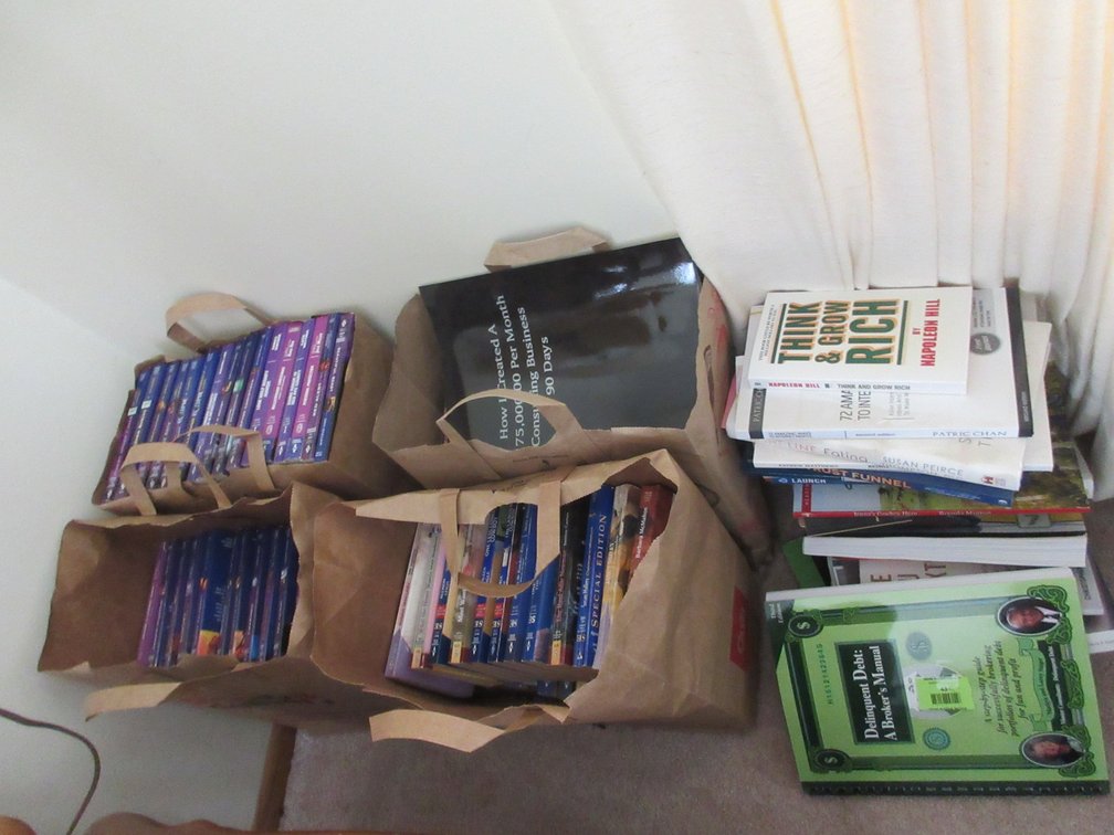 Group of books