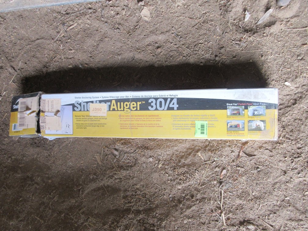Set of (4) Shelter Auger anchors