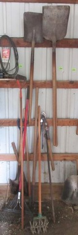 Group of yard tools