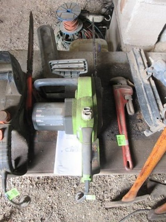 Green Works electric chainsaw