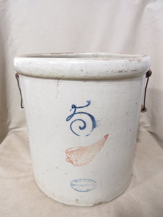 Red Wing Union Stoneware 5-gllon crock