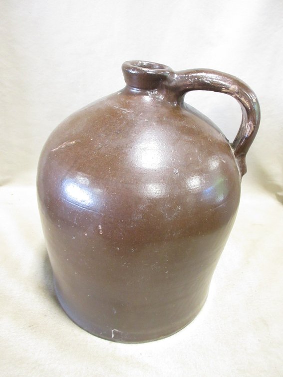 Stoneware Beehive brown glaze jug