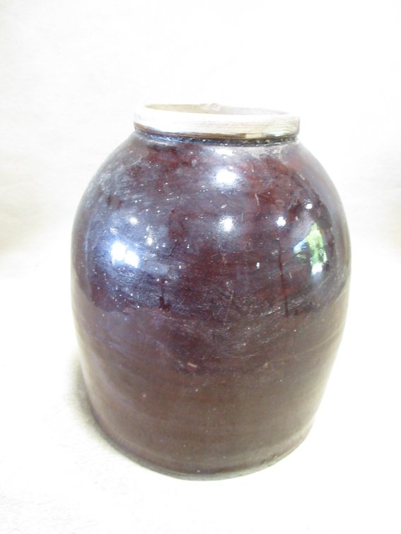 Stoneware pantry  jar