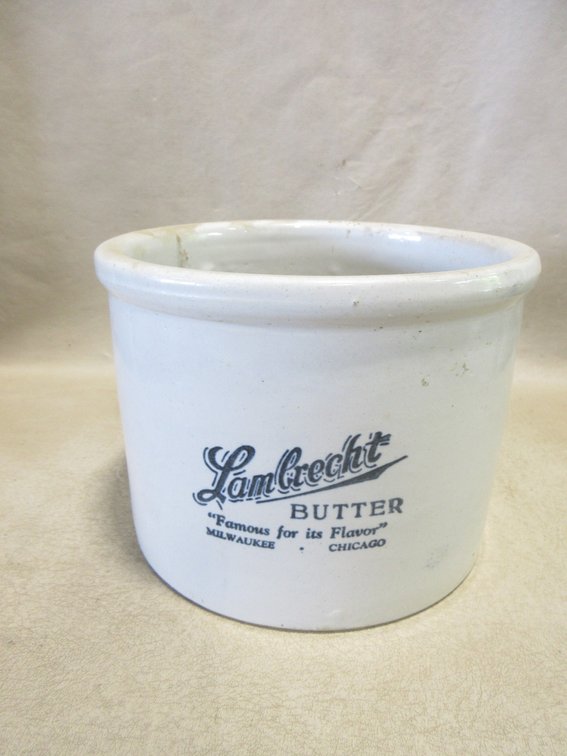 "Lambrecht Butter" crock