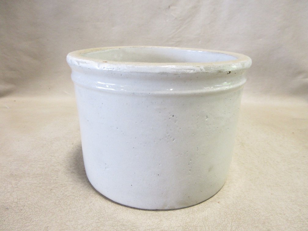 Unmarked stoneware butter crock