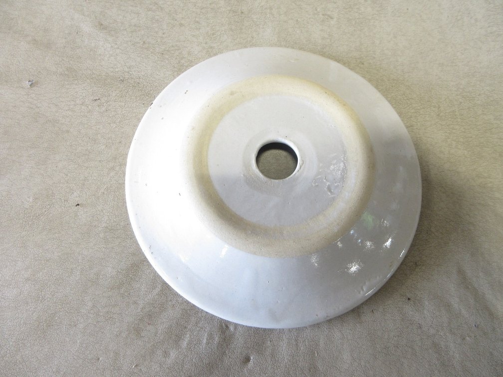 Stoneware butter churn lid